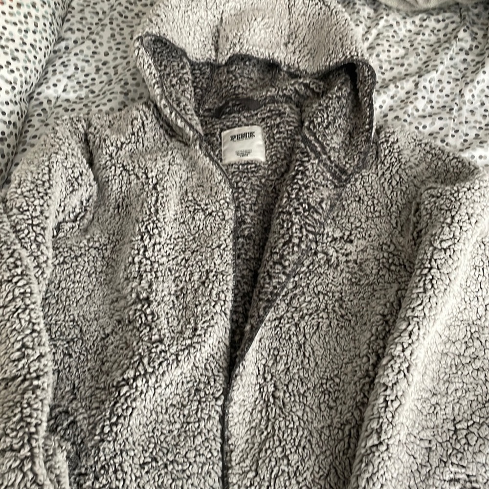 VS PINK Sherpa Cardigan